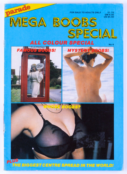 Parade MEGA BOOBS SPECIAL No. 4 Vintage Softcore UK Adult Big Tits Magazine Unknown Publication Date - Natalie Banus, Susy Sparks