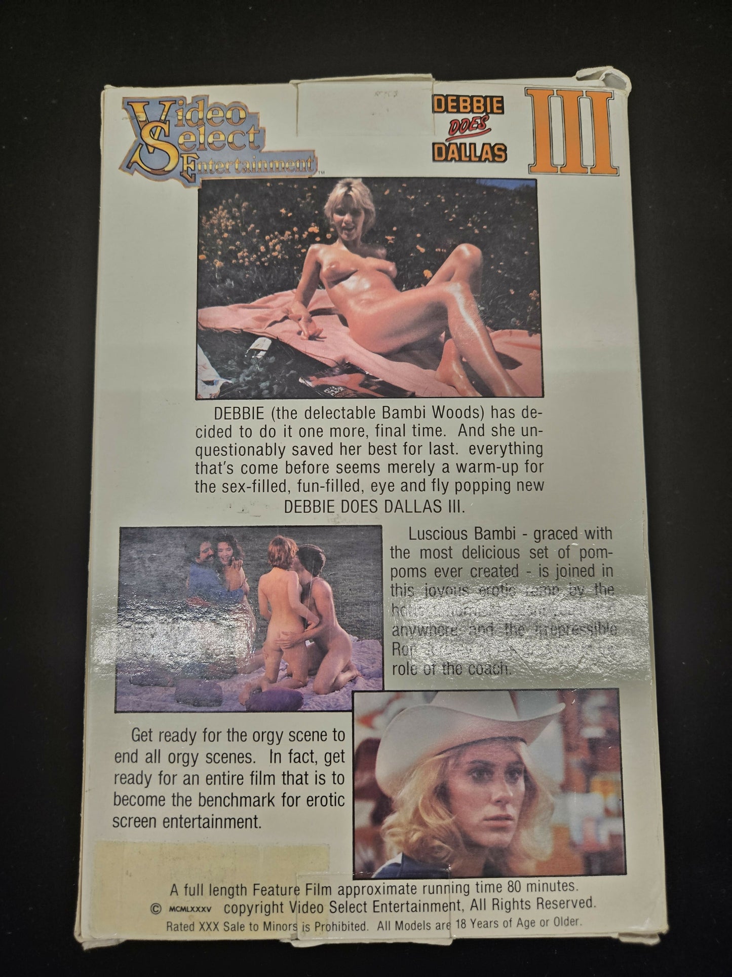 Debbie Does Dallas 3 The Final Chapter VHS BETA