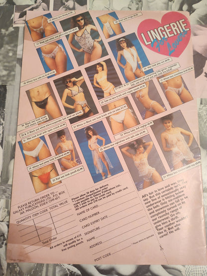 XS: EXCESSIVELY GOOD FUN VOL.2 NO.2 1988 VINTAGE UK TITS AND ASS MAGAZINE