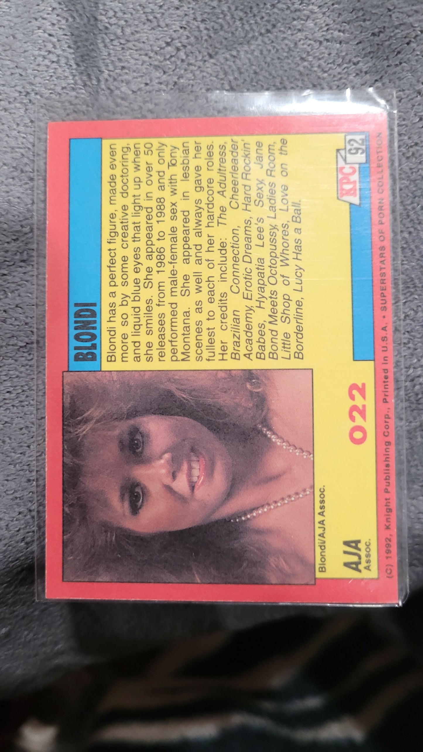 Blondi Card # 022