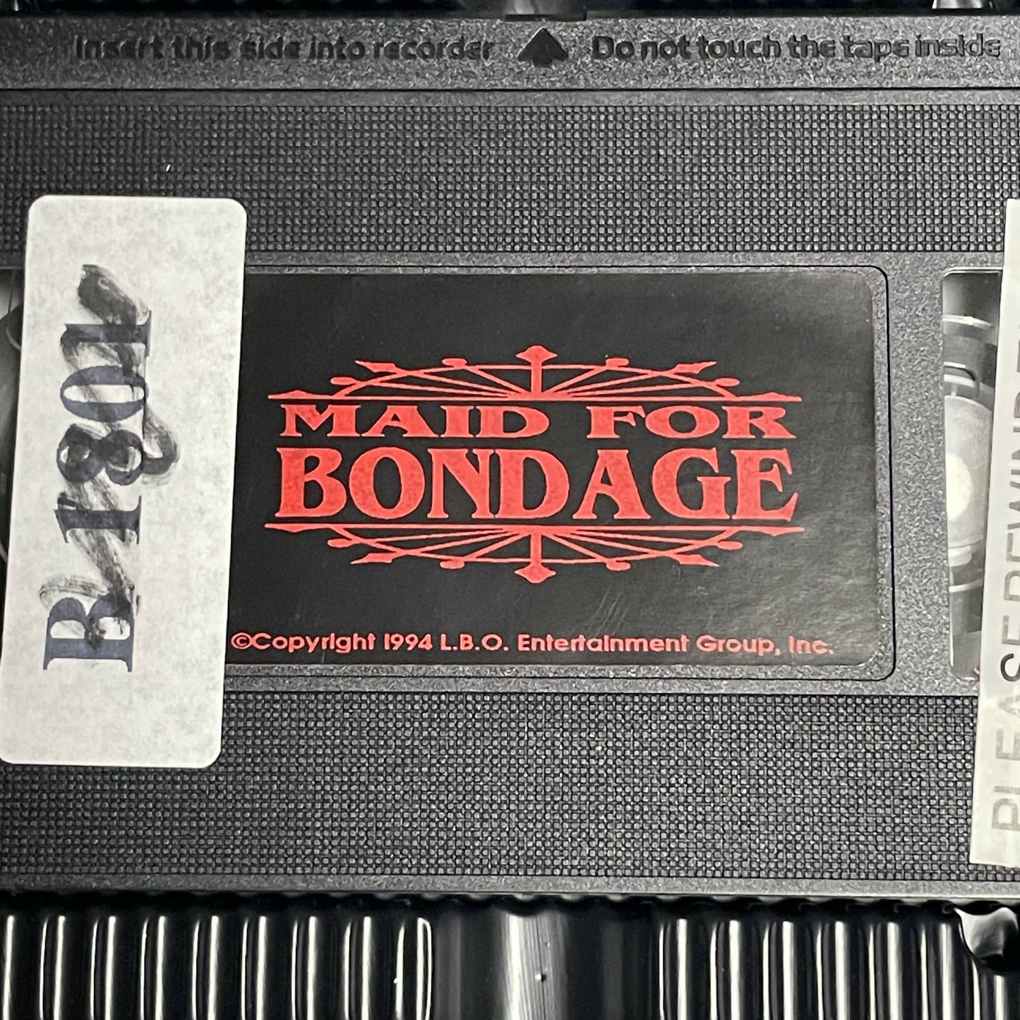 Maid for Bondage VHS Big Box 1993 Vintage Tape