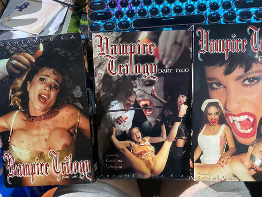 VAMPIRE TRILOGY - 3 VHS TAPES