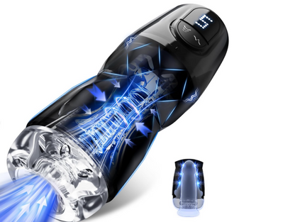EINSEO Male Masturbator - 5 Suction & 9 Vibration Modes - App Control & LCD Display