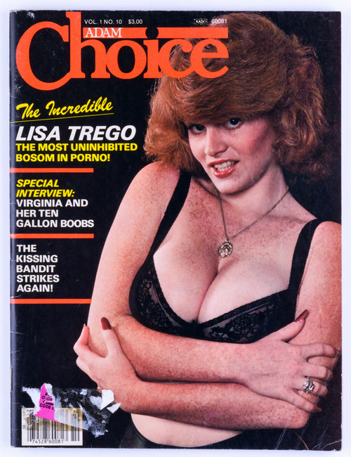 Adam Choice October 1980 Vol. 1 No. 10 Vintage Softcore Adult Big Tits Magazine - Lisa Deleeuw (Trego), Morgana Roberts