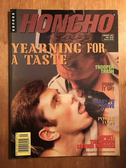 HONCHO Vol.18 #1, 1995, Magazine for Gay Men, Blue Collar, Butch, Masculine