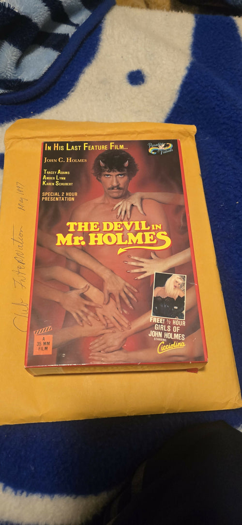 The Devil in Mr. Holmes VHS - John C. Holmes Last Feature Film - Tracey Adams, Amber Lynn, Karen Schubert - Vintage 1980s Adult Video