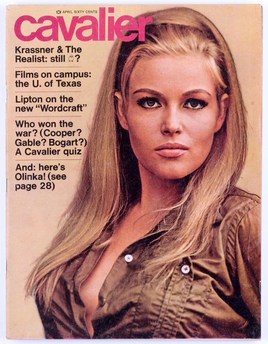 Cavalier April 1968 Vol. 18 No. 6 Vintage Softcore Adult Magazine - Olinka