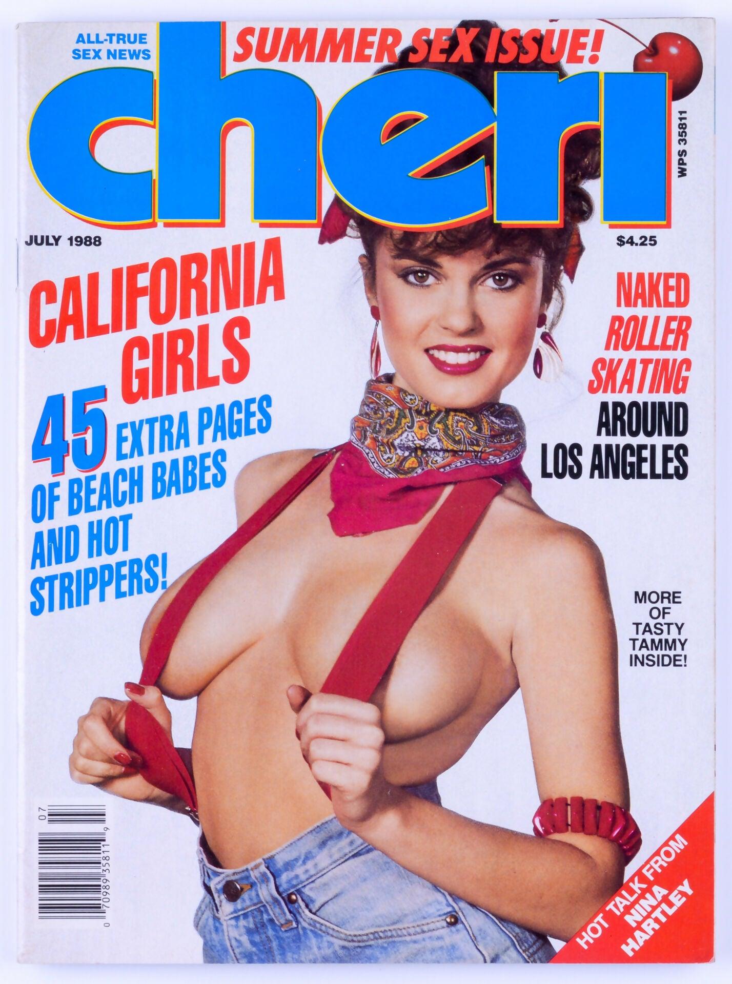 CHERI July 1988 Vol. 12 No. 12 Vintage Softcore Magazine - Candi Kiss *Good* - XXX Marketplace