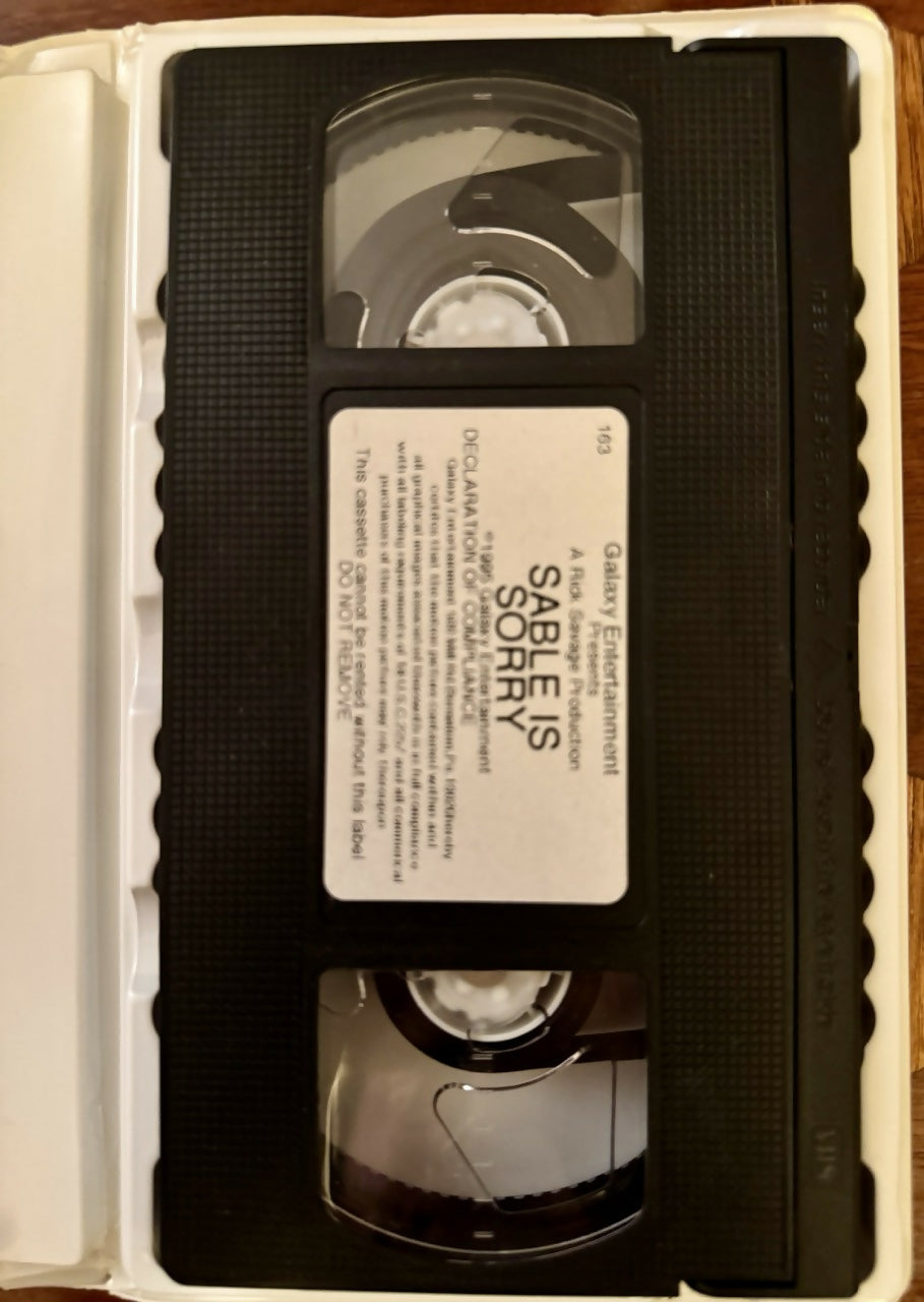Sable Is Sorry (1996, VHS)