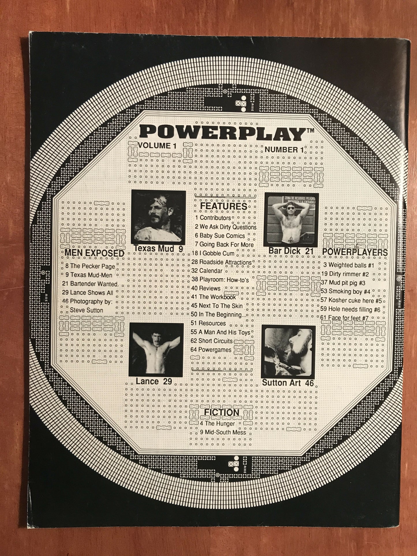 Gay Men's Magazine, POWERPLAY #1 Premier Issue 1991 Brush Creek Media