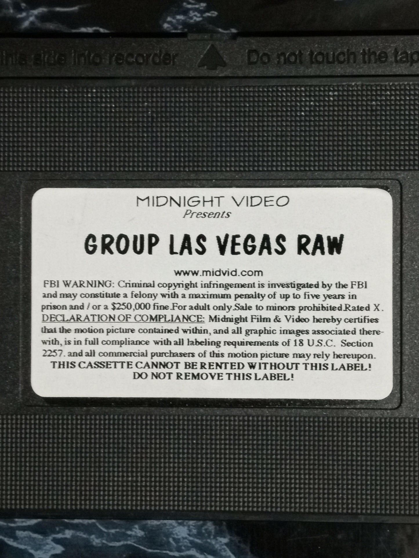 GROUP LAS VEGAS RAW GANG BAND (RARE HARD TO FIND)