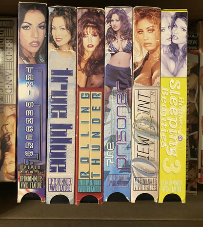 Lot of 6 VHS VIVID Vintage