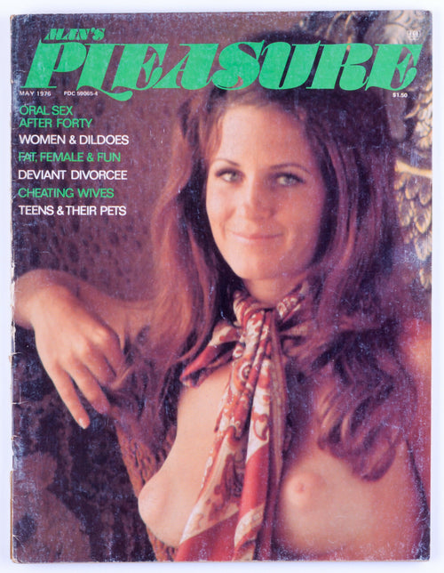 MAN'S PLEASURE May 1976 Vol. 6 No. 6 Softcore Vintage Magazine