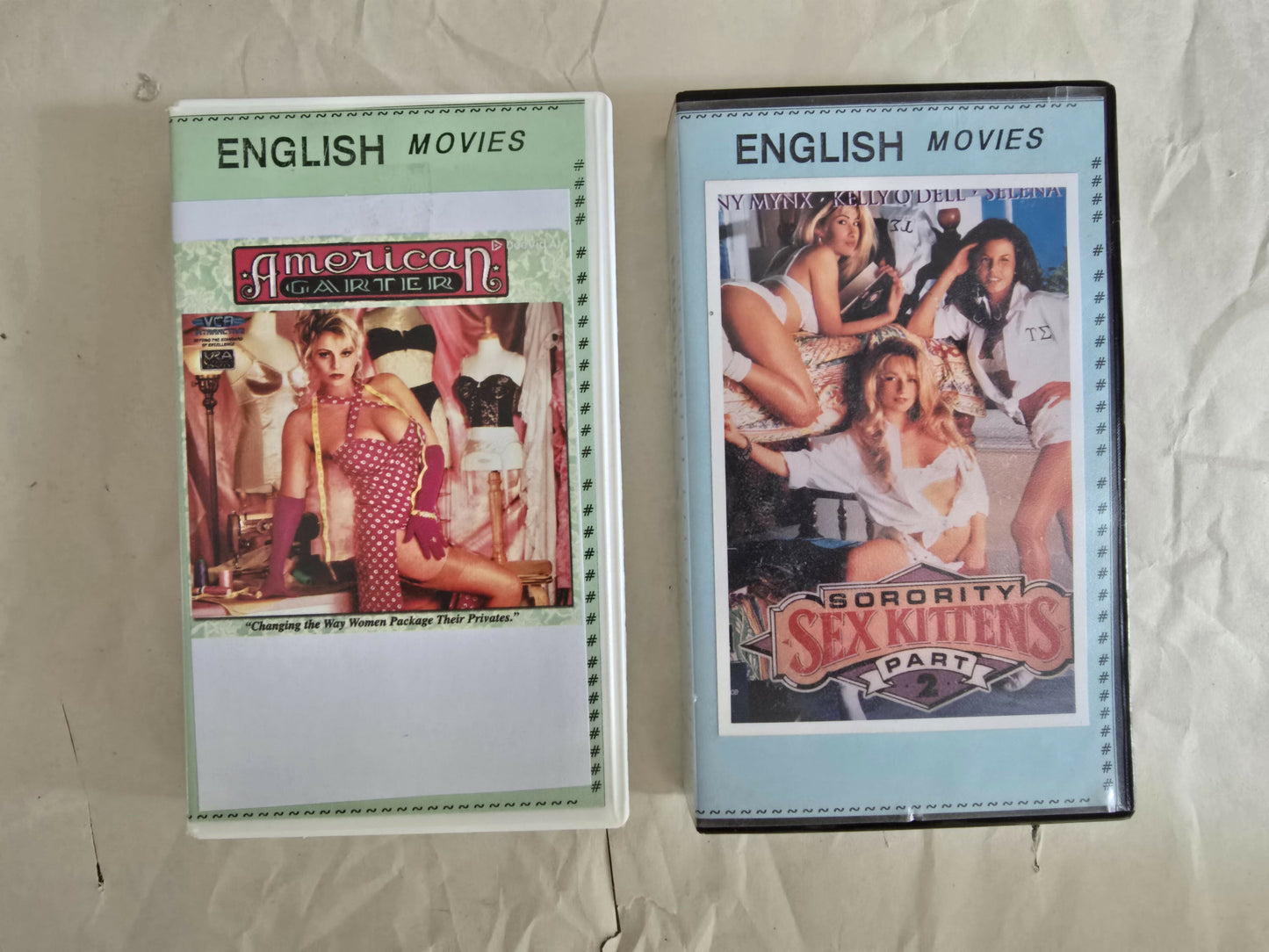 American Garter & Sorority Sex Kittens 2 (2 VHS Tapes)