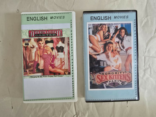 American Garter & Sorority Sex Kittens 2 (2 VHS Tapes)