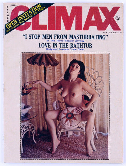 CLIMAX Vintage Softcore Adult Magazine Vol. 22 No. 7 July 1976 - XXX Marketplace