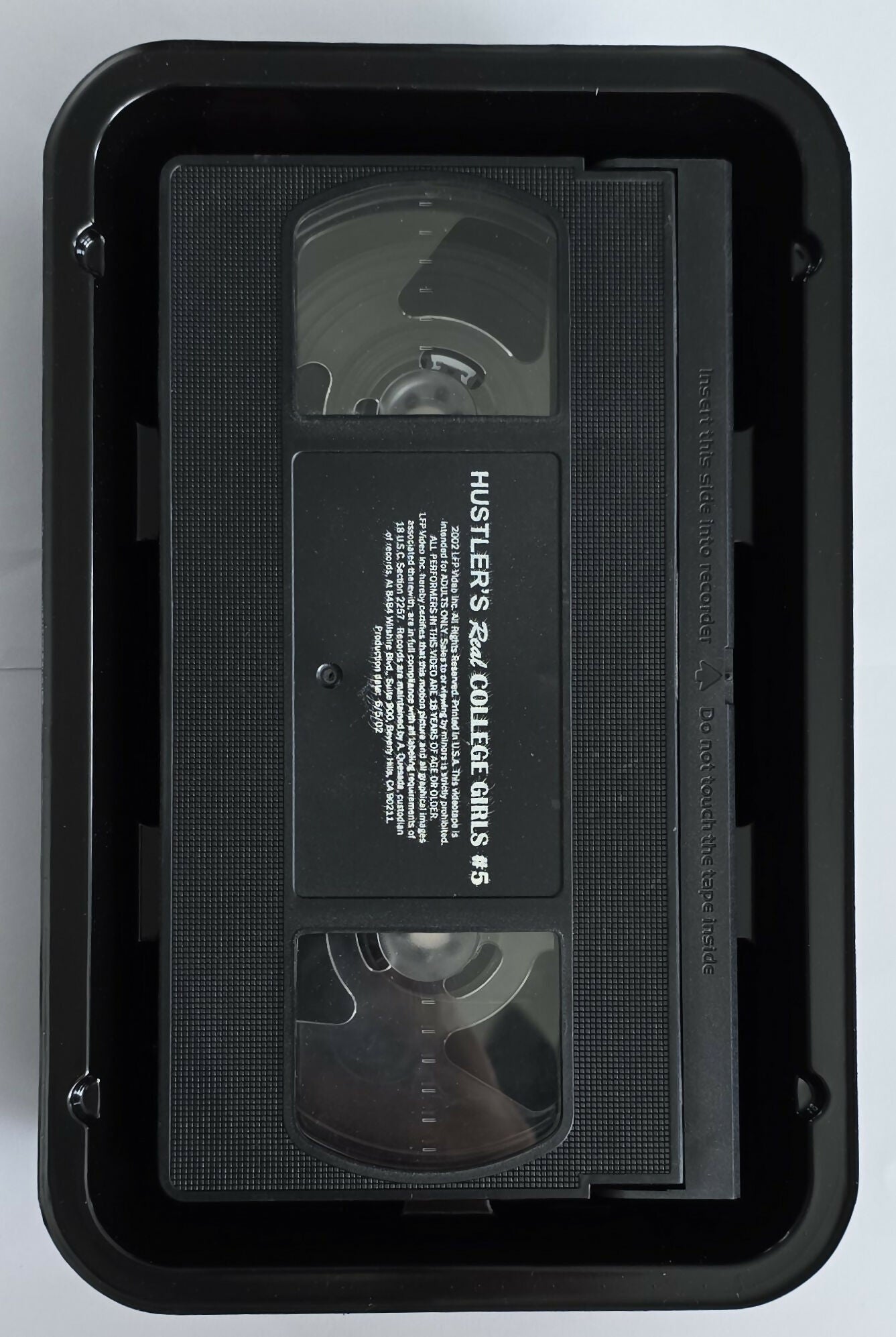 Lot of 4 Hustler's Real College Girls VHS Videos (2002-2004)