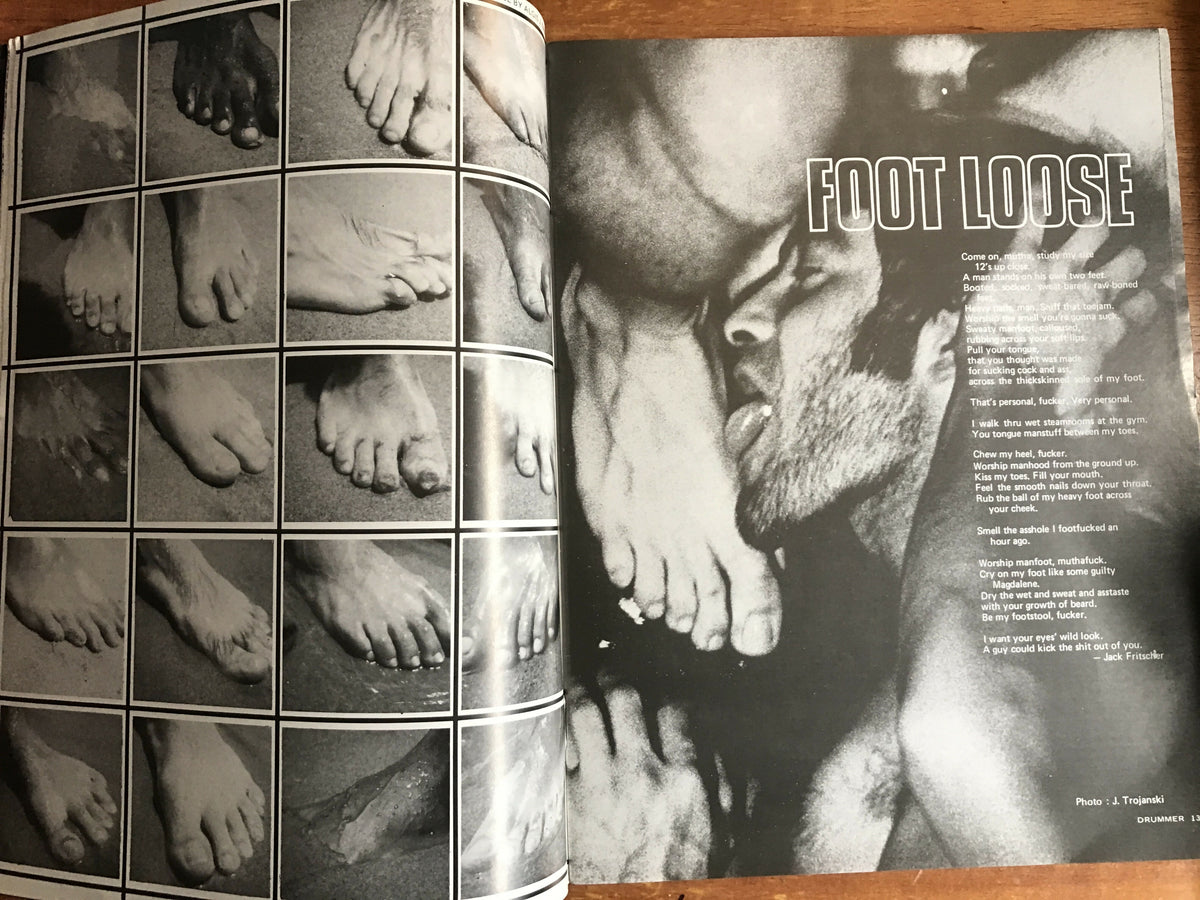 Drummer #29 Gay Men's Leather Magazine 1979 Domino Art Feet Fetish