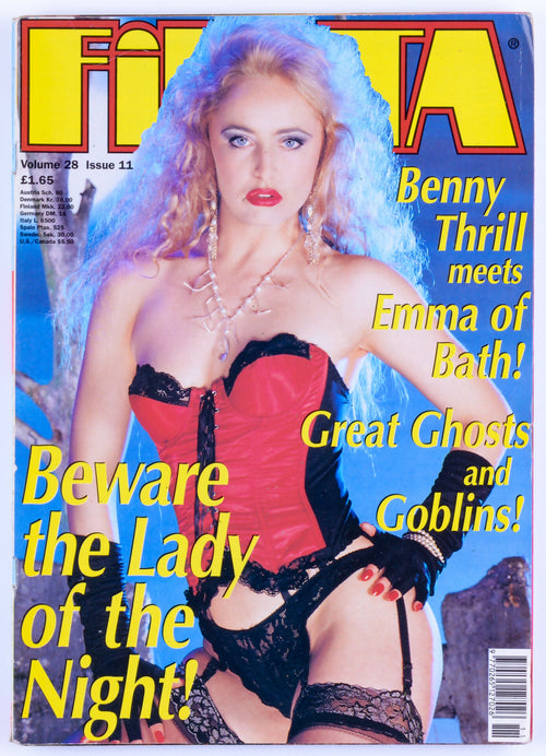 FIESTA 1994 Vol. 28 Issue 11 UK Softcore Vintage Adult Magazine
