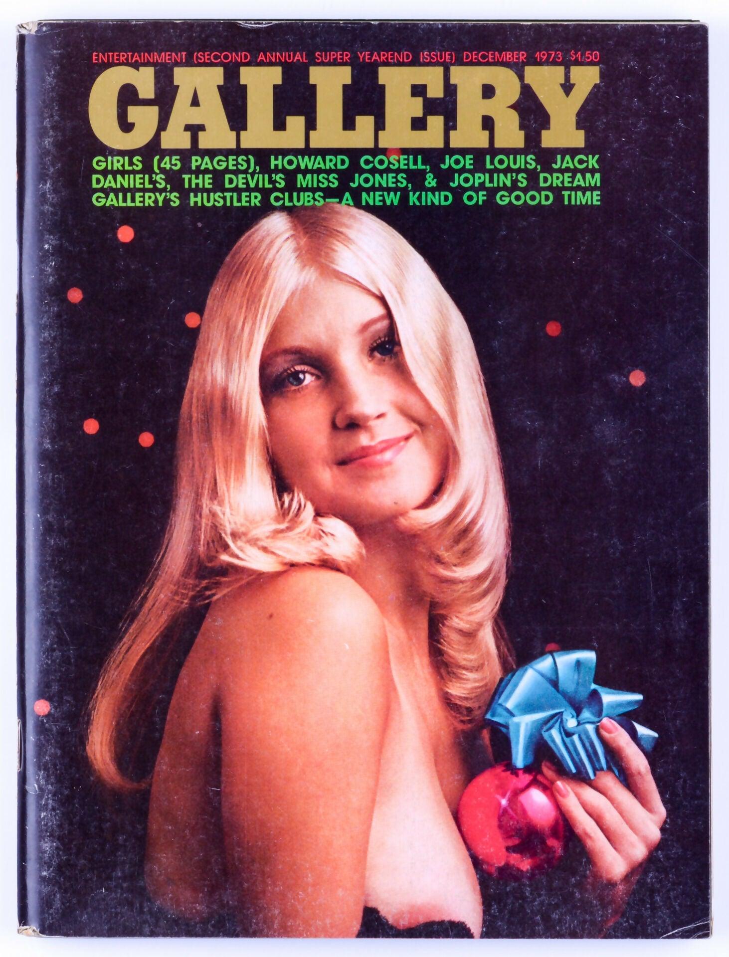 Gallery December 1973 Vol. 2 No. 2 Vintage Softcore Magazine - Includes Poster - XXX Marketplace