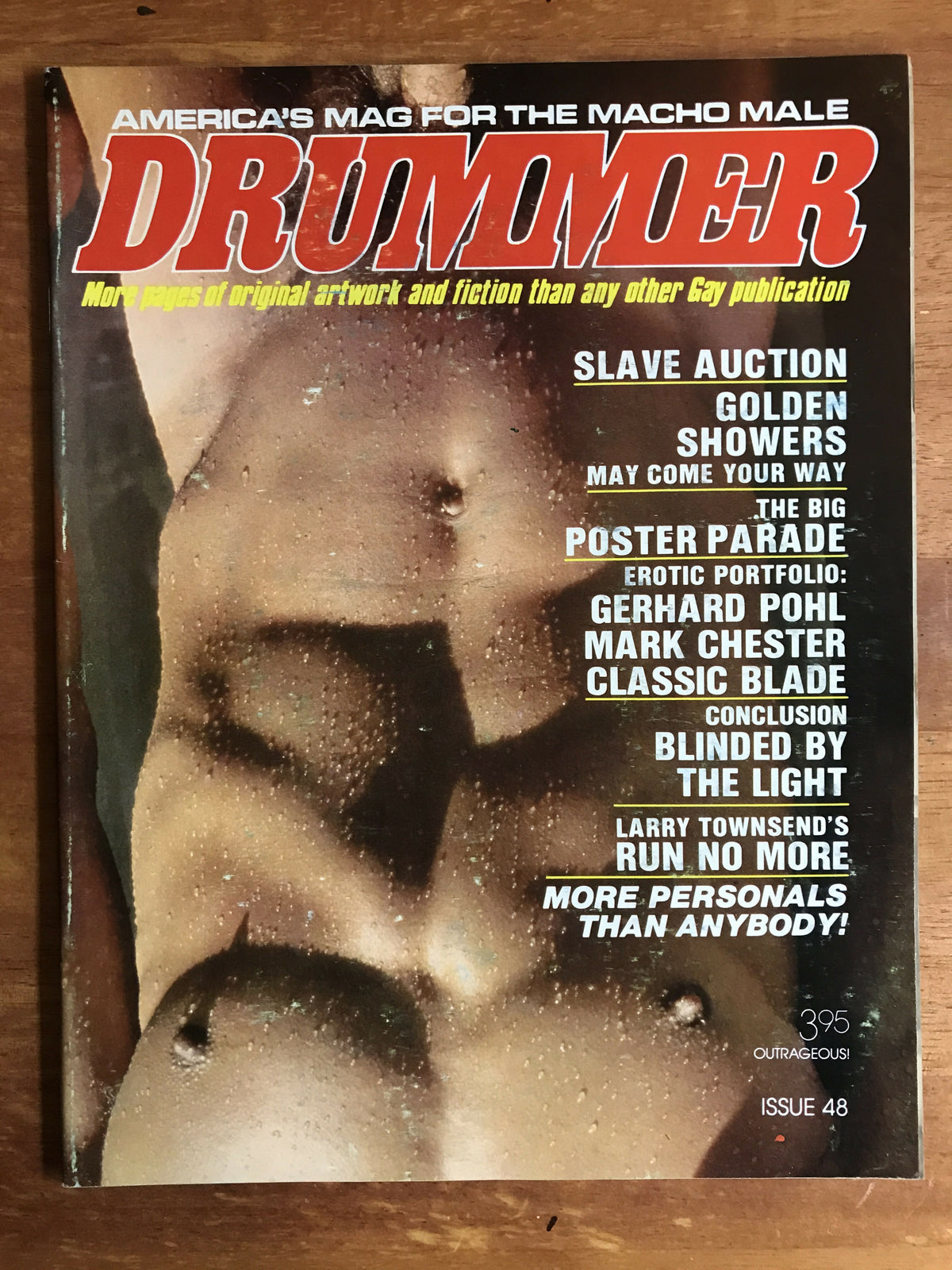 Drummer #48 Gay Men's Leather Magazine 1981 Macho Male Rope Tricks
