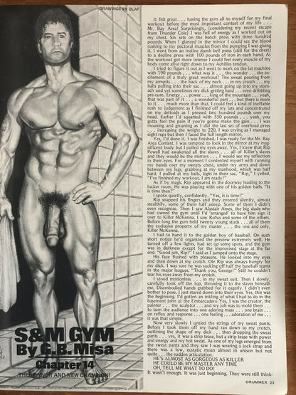 Drummer #27 Gay Men's Leather Magazine 1978 Zeus Poster, Wakefield Poole