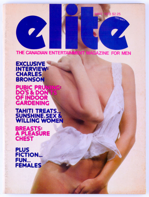 Elite May 1978 Vol. 4 No. 3 Vintage Canadian Softcore Adult Magazine - Georgina Simmonds