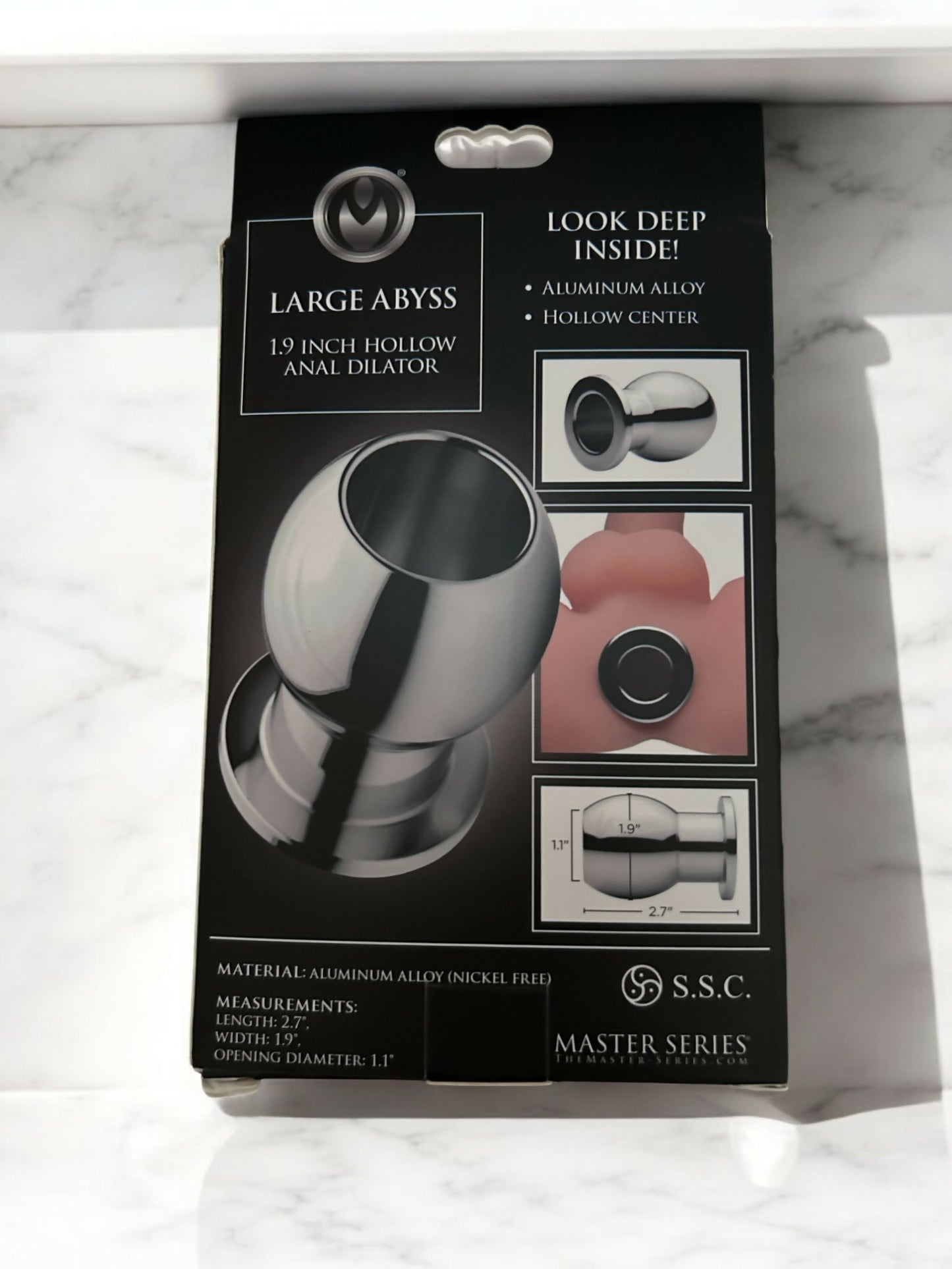 New The Abyss Hollow Anal Dilator Large