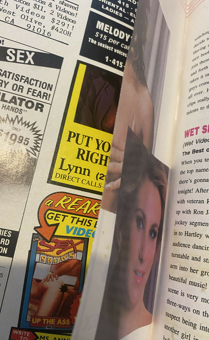 Hustler Erotic Video Guide 1989