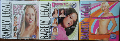 Lot of 9 XXX Barely Legal DVDs - Mid 2000s - Lot #3