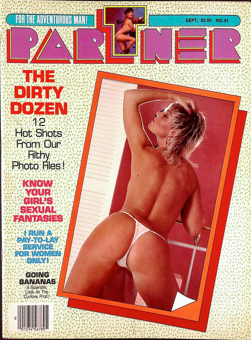 PARTNER September 1986 No. 91 Vintage Softcore Adult Magazine