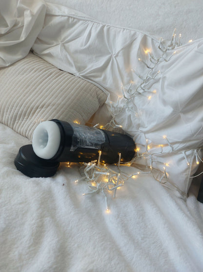 EORONE 10-Mode Vibrating & 6-Mode Thrusting Male Masturbator with LCD Display