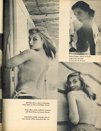 Europe'sTop Pin-Ups - Magazine -1954