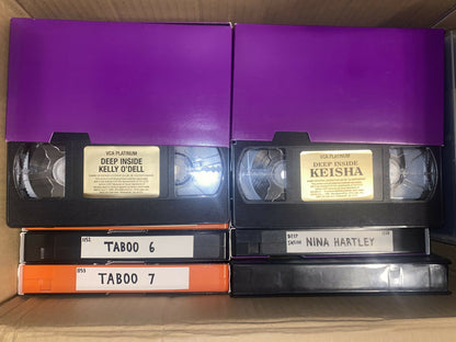 Lot of 19 VHS Tapes