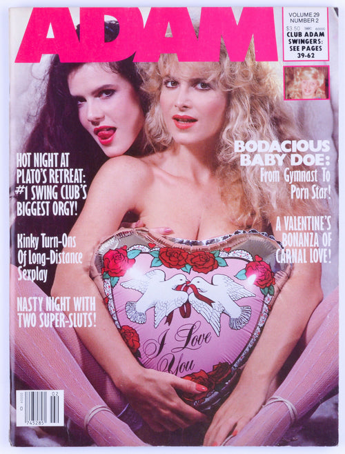 Adam February 1985 Vol. 29 No. 2 Vintage Softcore Adult Magazine