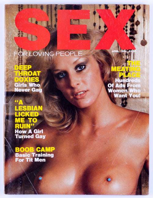 SEX April 1984 Vol. 5 No. 5 Vintage Softcore Adult Magazine
