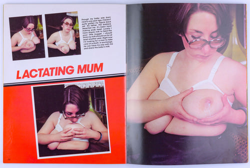 European GIANTISM 1984 Vol. 1 No. 1 Vintage Softcore Adult BBW Magazine *Premiere Issue* - Lactating Model