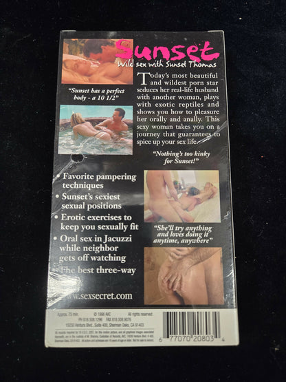 Sunset Wild Sex with Sunset Thomas VHS