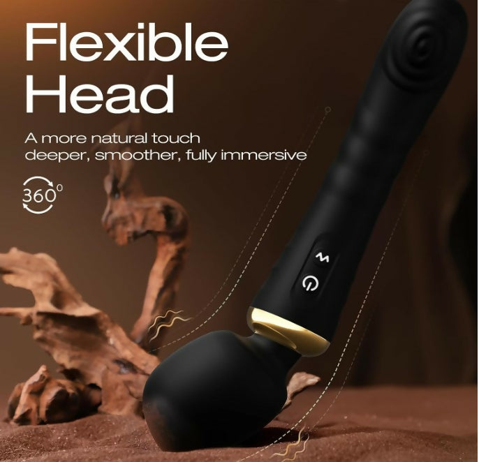 Allovü App-Controlled Wand Vibrator with AI Sync & Tapping Modes