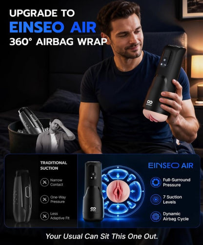 EINSEO Airbag Suction Male Masturbator & Penis Pump
