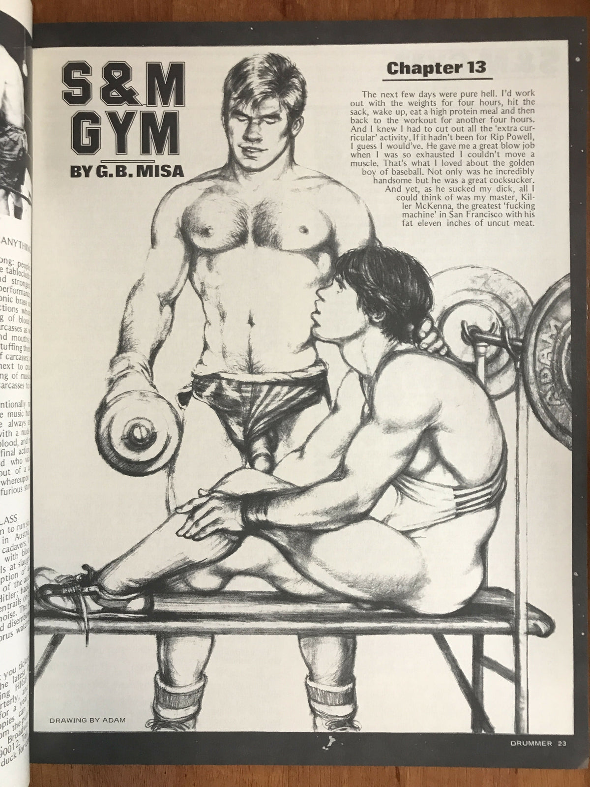 Drummer #26 Gay Men's Leather Magazine 1978 Harry Bush 1979 Calendar OLAF Art Story