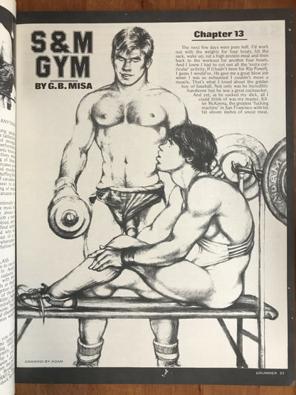 Drummer #26 Gay Men's Leather Magazine 1978 Harry Bush 1979 Calendar OLAF Art Story