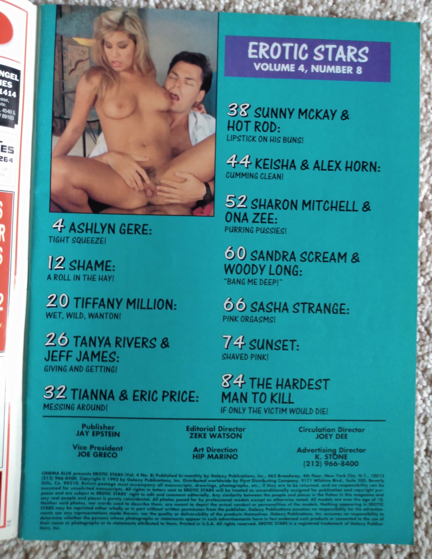 Erotic Stars Vol 4 No 8