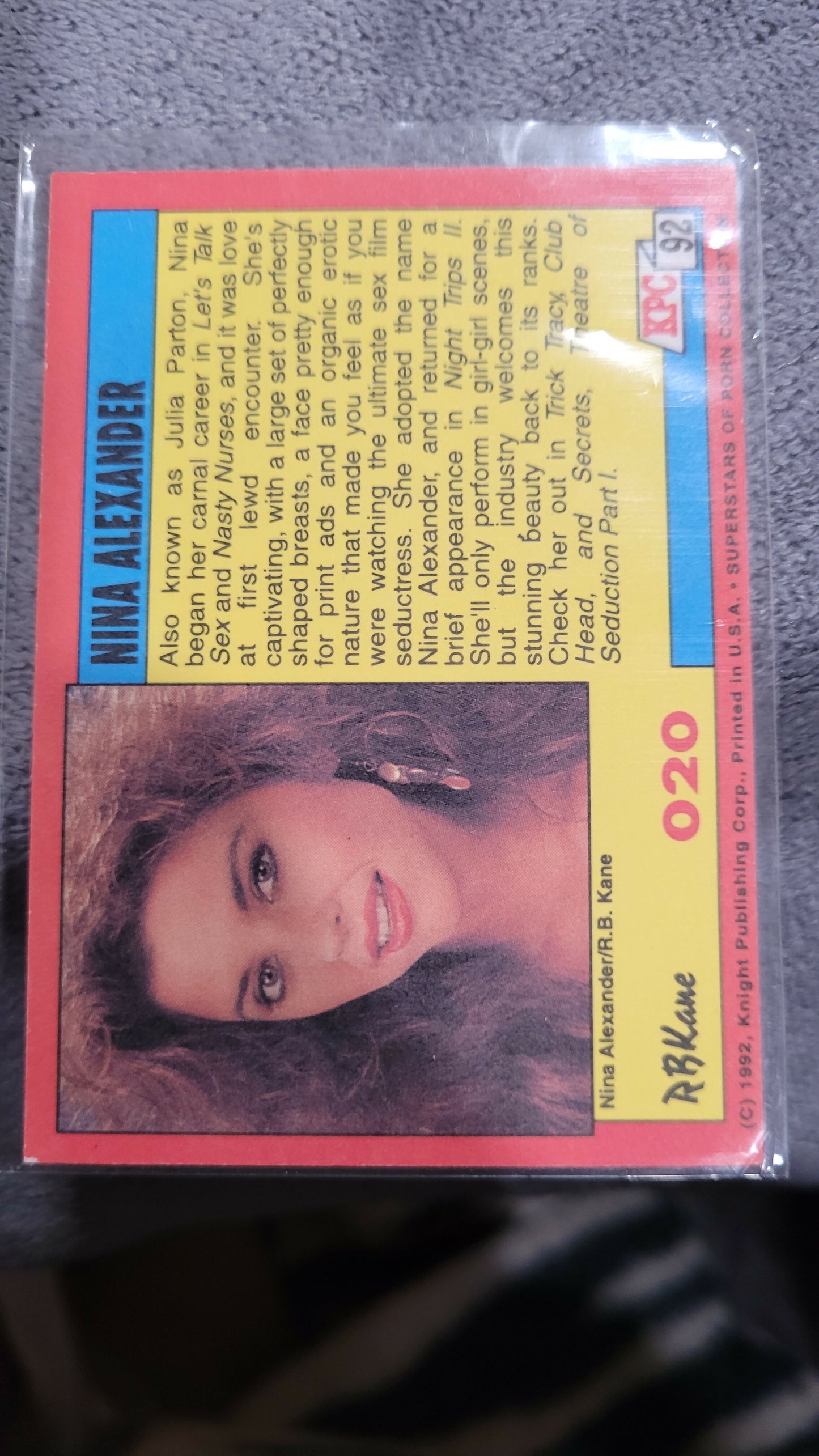 Nina Alexander card #20