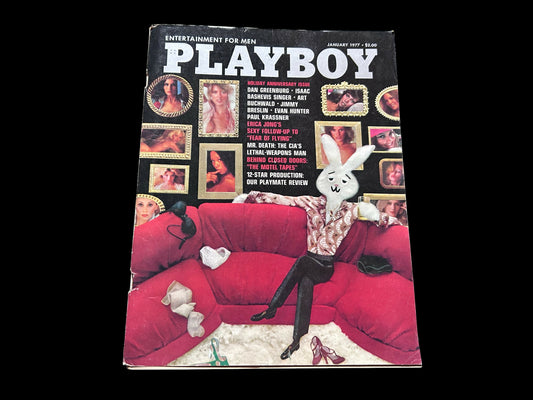 Vintage Playboy Magazine January 1977