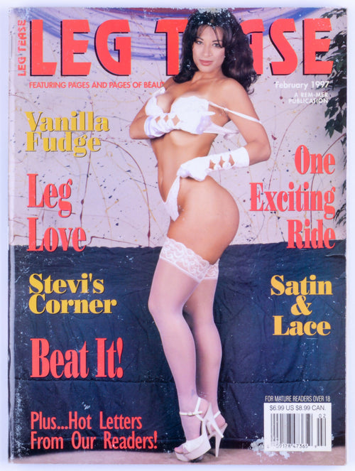 LEG TEASE February 1997 Vol. 1 No. 2 Foot Fetish Softcore Vintage Adult Magazine
