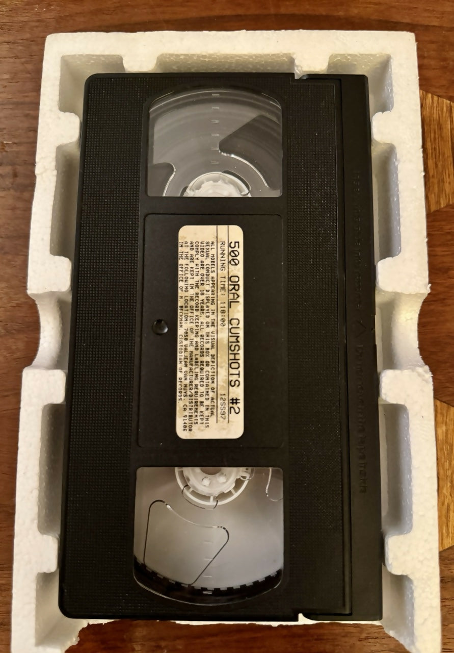 500 Oral Cumshots #2 (1994, VHS)