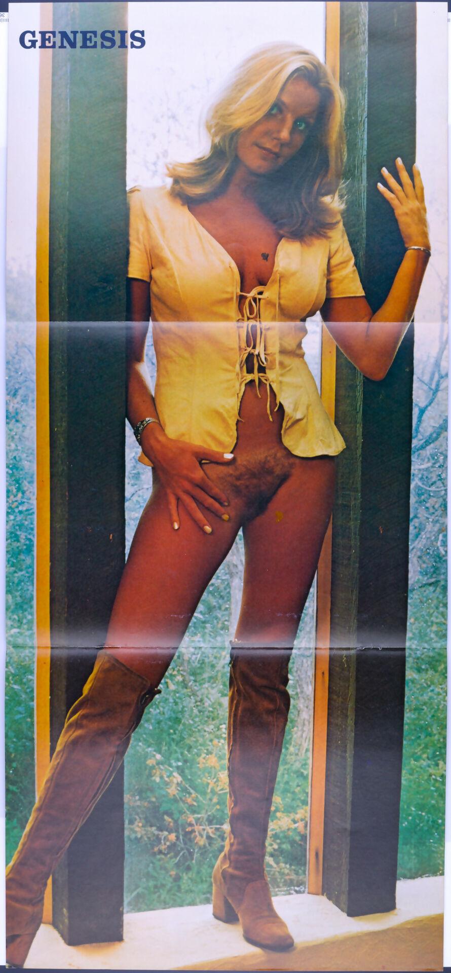 GENESIS Softcore Adult Magazine Vol. 1 No. 4 November 1973 - 2 Posters, Cynthia Bennett, Els Vanderhaven, Linda Neal *Fair* - XXX Marketplace