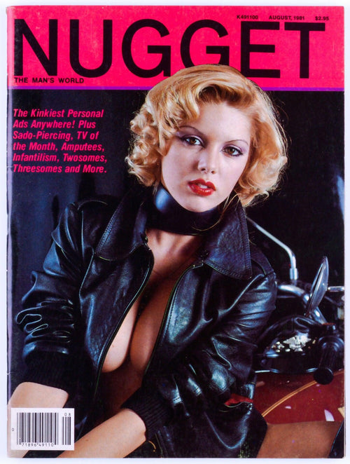 NUGGET Vintage Adult Softcore BDSM Fetish Magazine Vol. 25 No. 4 August 1981 - Trans Model