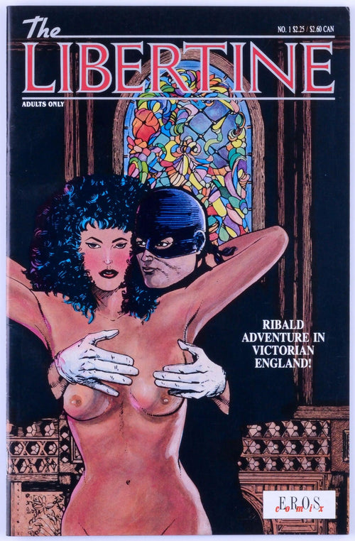 *Premier Issue* The LIBERTINE Written By Damon Eddy Illustrated By Timothy Brewster EROS Comix Comic Book No. 1 September 1991
